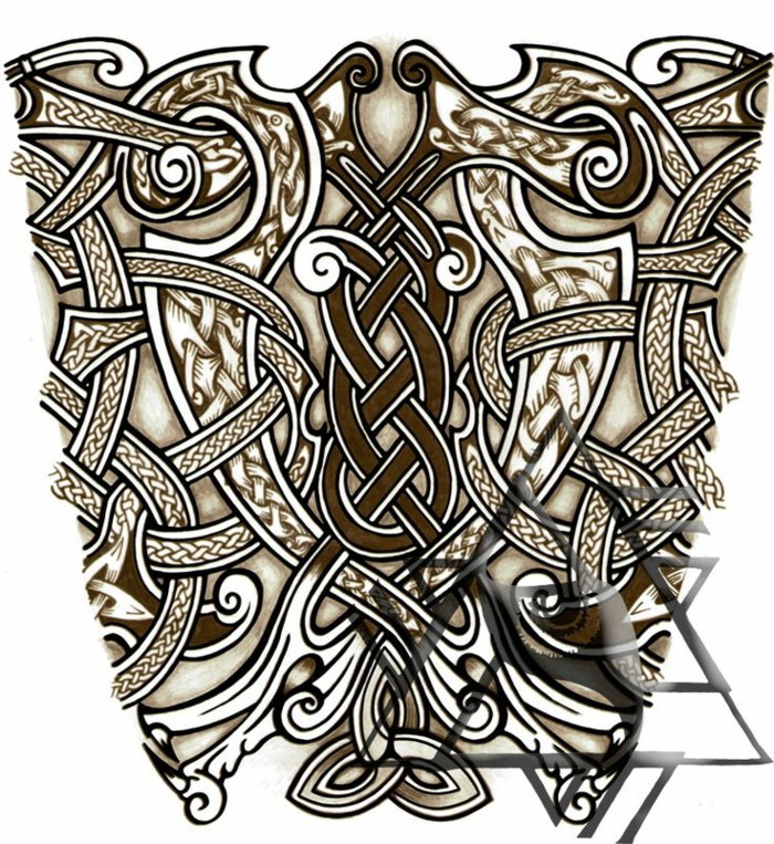 Originale idée tatouage les vikings signification symbole