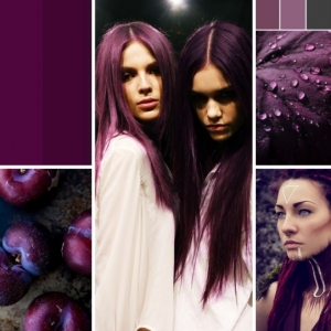 La coloration phare de 2021 - les cheveux prune