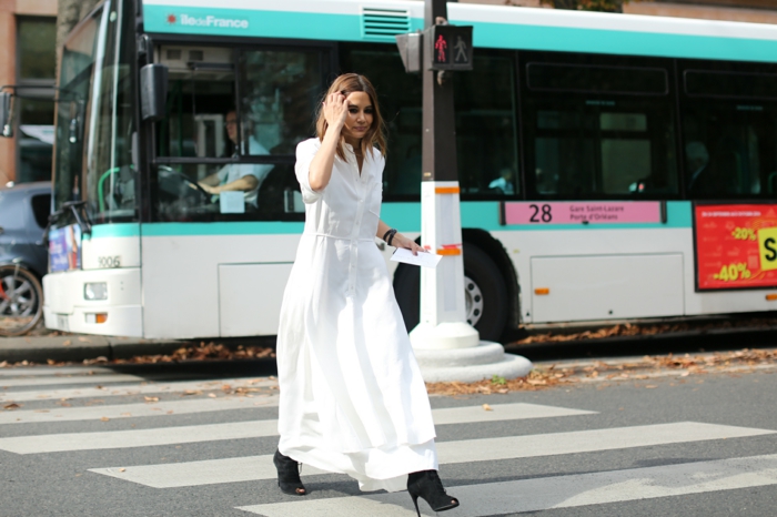 Idée de robe blanche manche longue comment s habiller