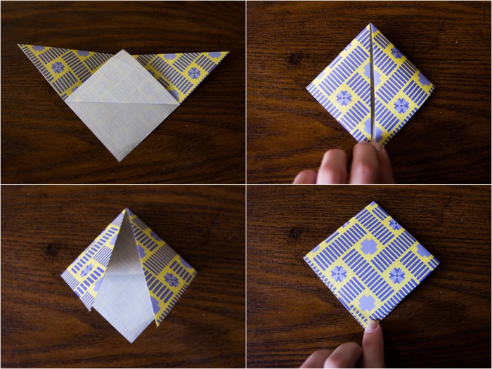 pliage papier facile pour la décoration de la maison, comment faire une simple guirlande de bateaux en papier