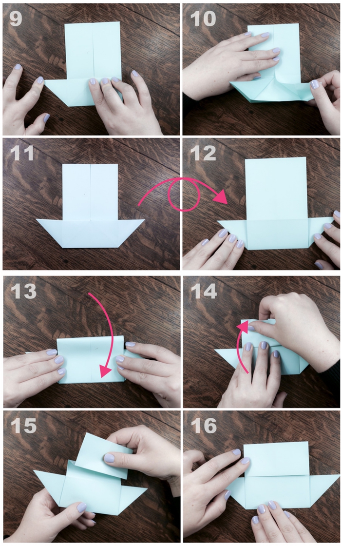 une activité ludique et intelligente pour enfants sur le thème d'origami bateau