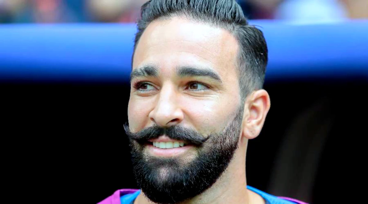 adil rami coiffure degarde masculine tendance moustache et barbe