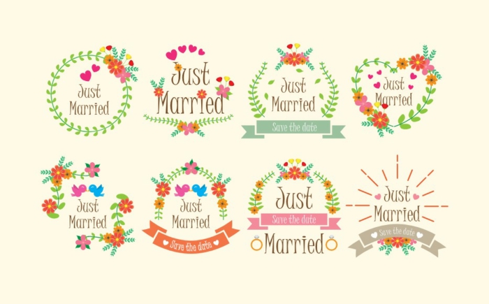Illustration pour livret de messe mariage symbole mariés petits symboles mariage les mariés