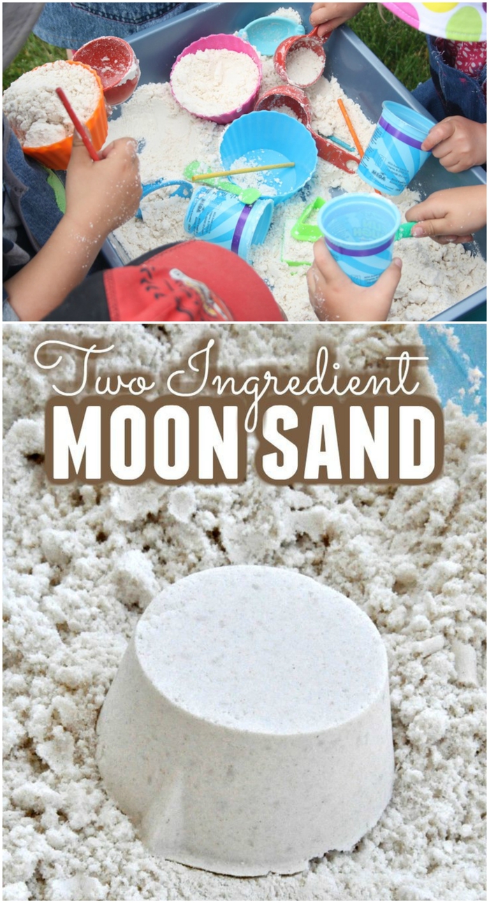 Sable cinétique : la recette facile du sable magique en 2 ingrédients !