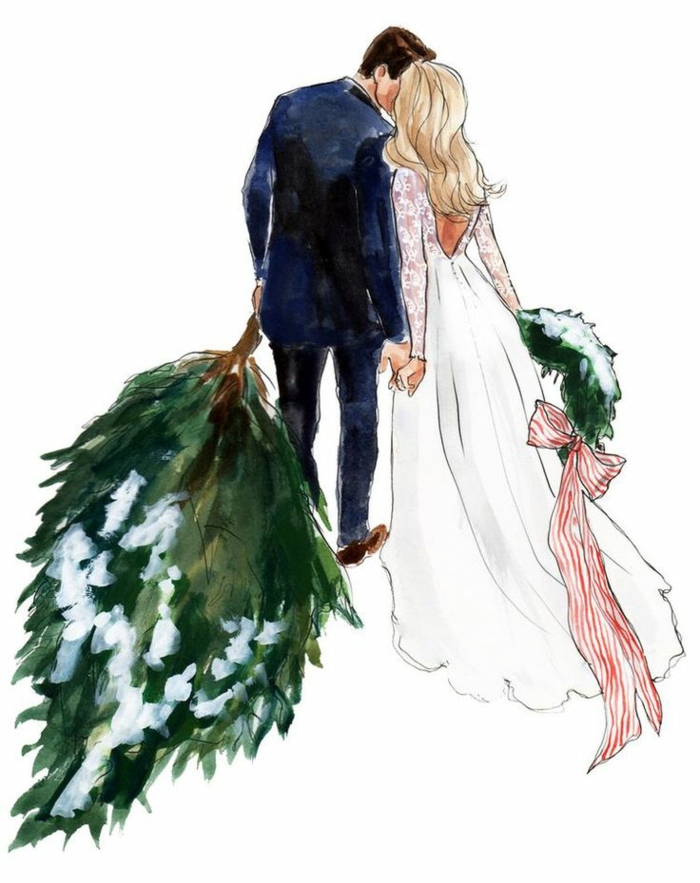 1001 Idees De L Illustration Mariage Pour Celebrer Votre Amour