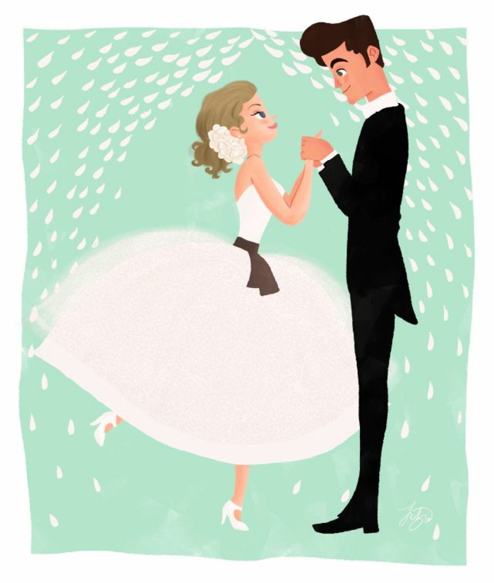 Cool illustration livret de messe mariage image mariage couple belle femme robe princesse