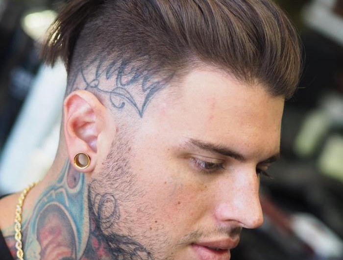 coiffure homme série gomorra avec dégradé style napolitain mode italienne