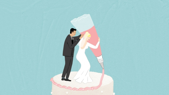 faire-part-original-mariage-couple-amoureux-dessin-beau-couple-marié Anneau dessin colombe pour mariage image fiançailles gratuit gateau décoration