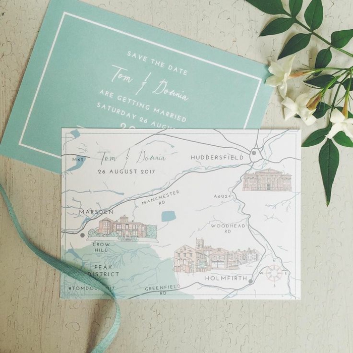illustration-pour-livret-de-messe-mariage-symbole-mariés-plan-du-mariage-bleu Superbe image carte de mariage photo de dessin illustration carte de mariage plan du mariage