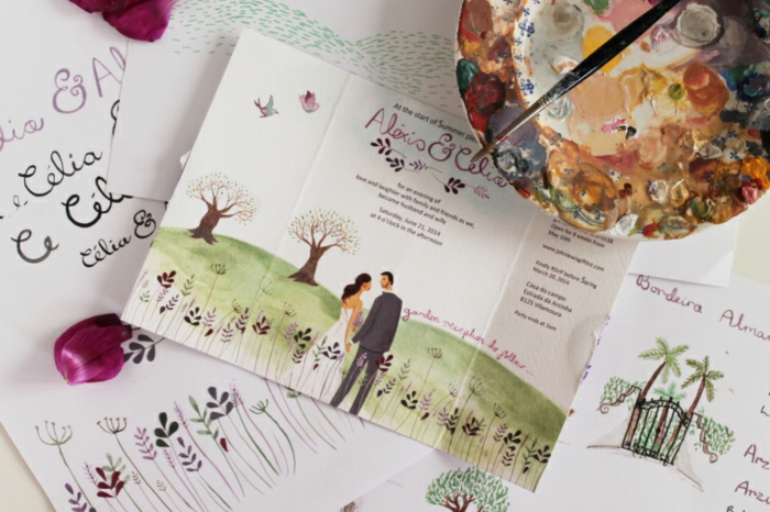 Anneau dessin colombe pour mariage image fiançailles gratuit carte de demande de mariage 