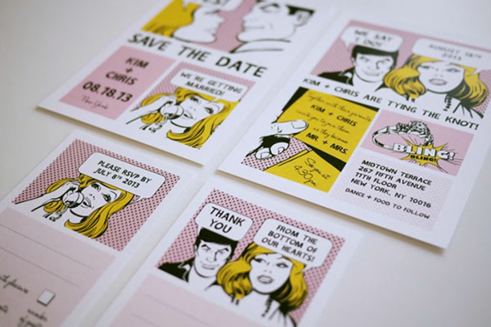 mariage-dessin-animé-image-à-imprimer-gratuit-image-cartoon Belle illustration faire part mariage dessin mariage image bande dessiné vintage