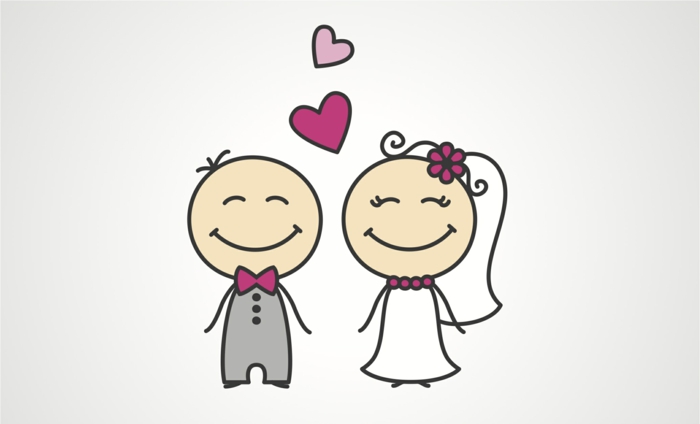 1001 Idees De L Illustration Mariage Pour Celebrer Votre Amour