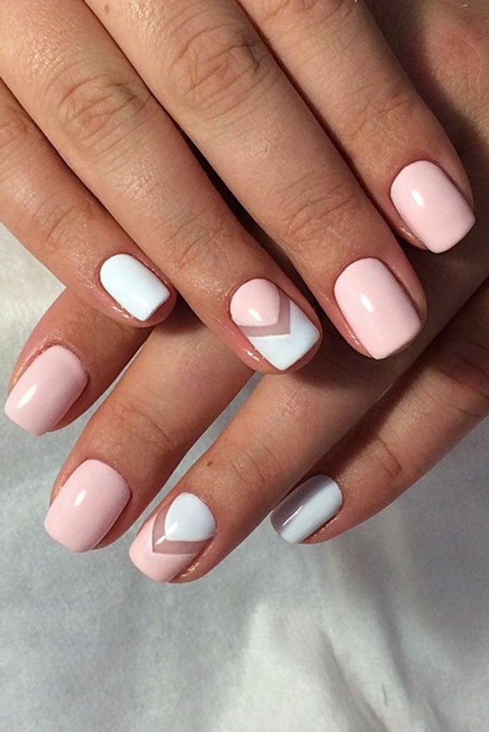 Comment enlever le vernis semi permanent et pose vernis après rose et blanc