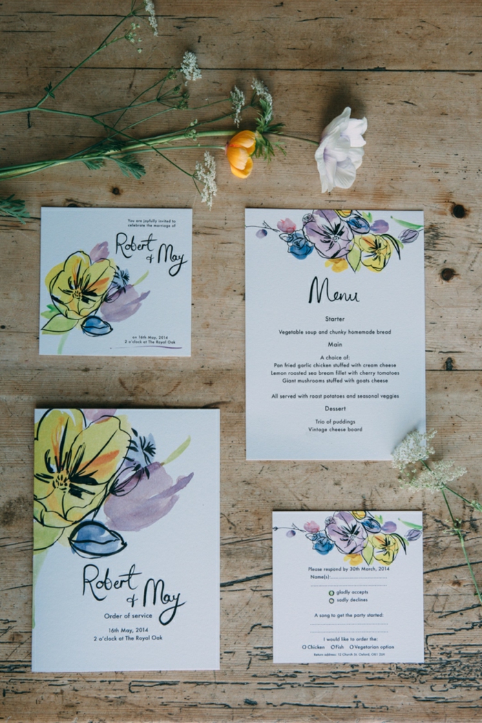 ton-image-drole-mariage-personnalisée-illustration-couple-le-menu Quelle image faire part mariage couple marié dessin