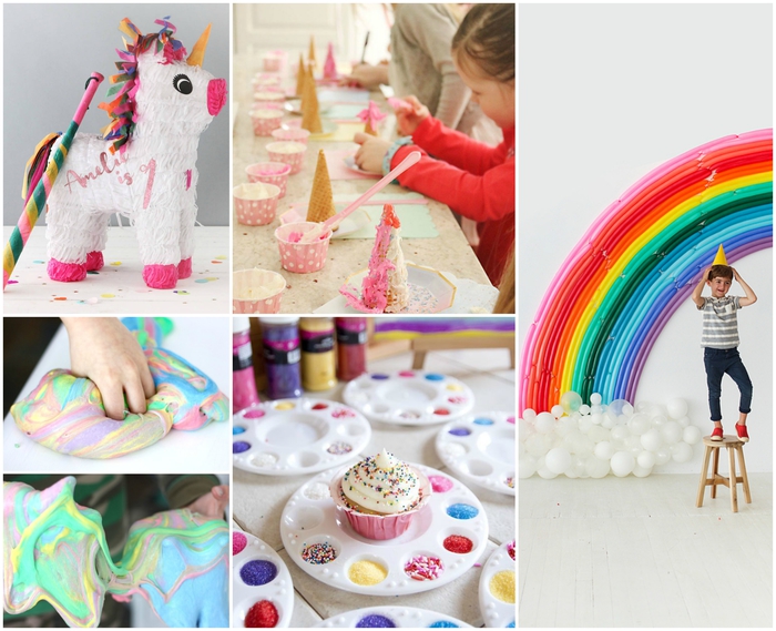 idées d'activités amusantes et créatives pour animer un anniversaire theme licorne fille