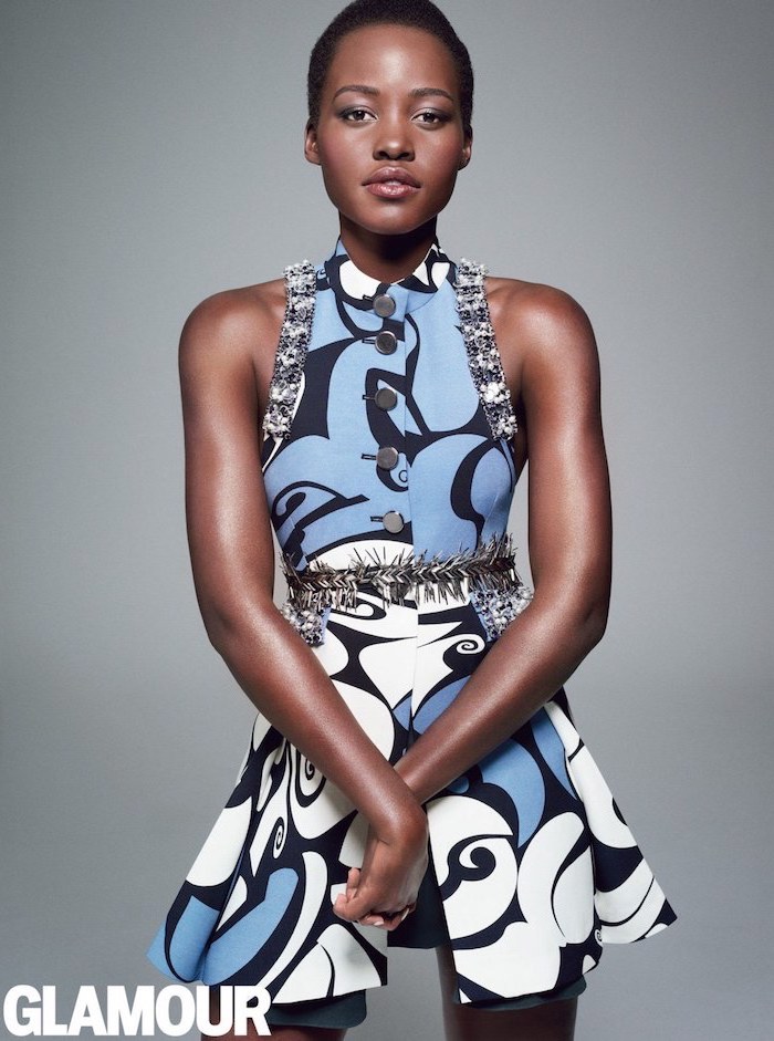 Chouette robe de soirée africaine chic modele robe africaine chic lupita nyongo glamour session photo