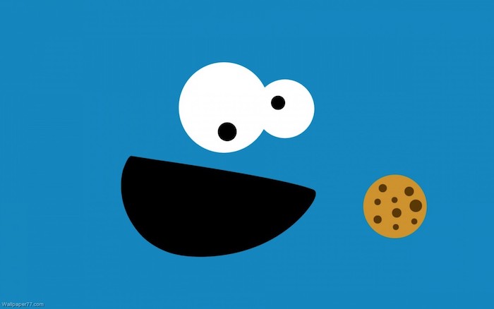 Theme cookie monstre fond d écran bleu fond ecran drole fond d écran comique cool image