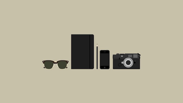 Appareil de photo lunettes hipster fond d'écran simple image pour fond d'écran pour fille 