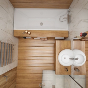 Aménagement petite salle de bain 2m2 - astuces gain de place et exemples déco