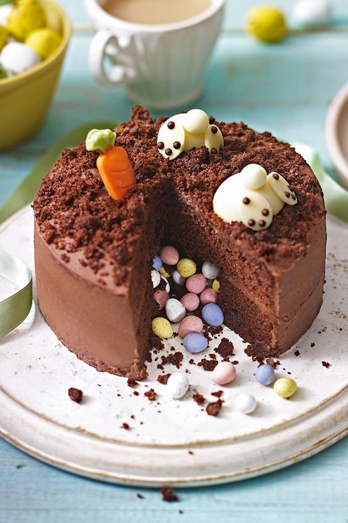 Deco paques deco de paques deco table paques gourmand gâteau au chocolat pâques edition 