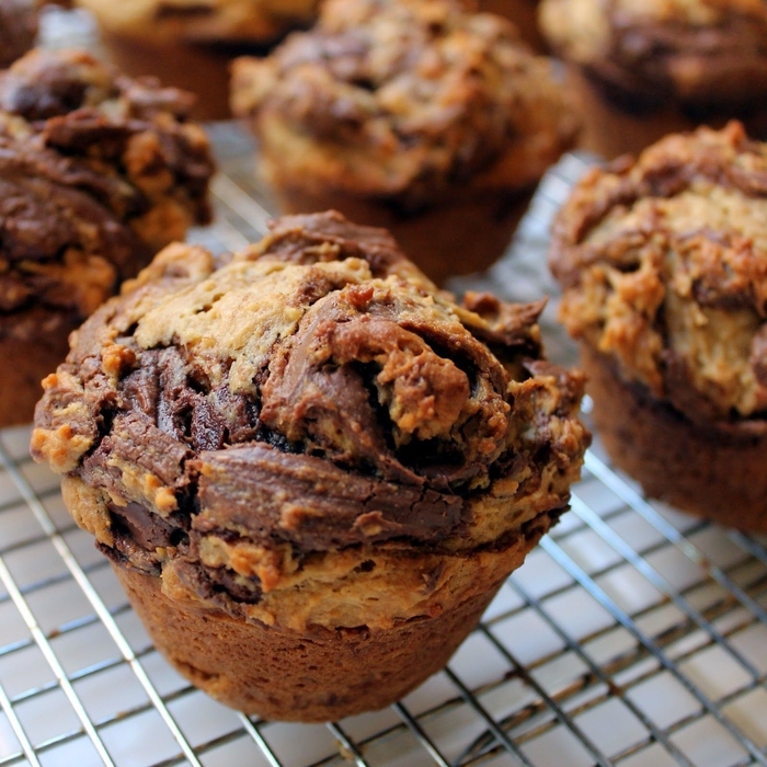 muffin nutella ultra moelleux et délicieux idéal pour un brunch entre amis ou un goûter gourmand