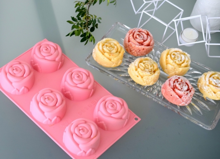 surprendre sa maman pour la fête des mères avec un dessert fait soi-même, petits bonbons en formes de roses