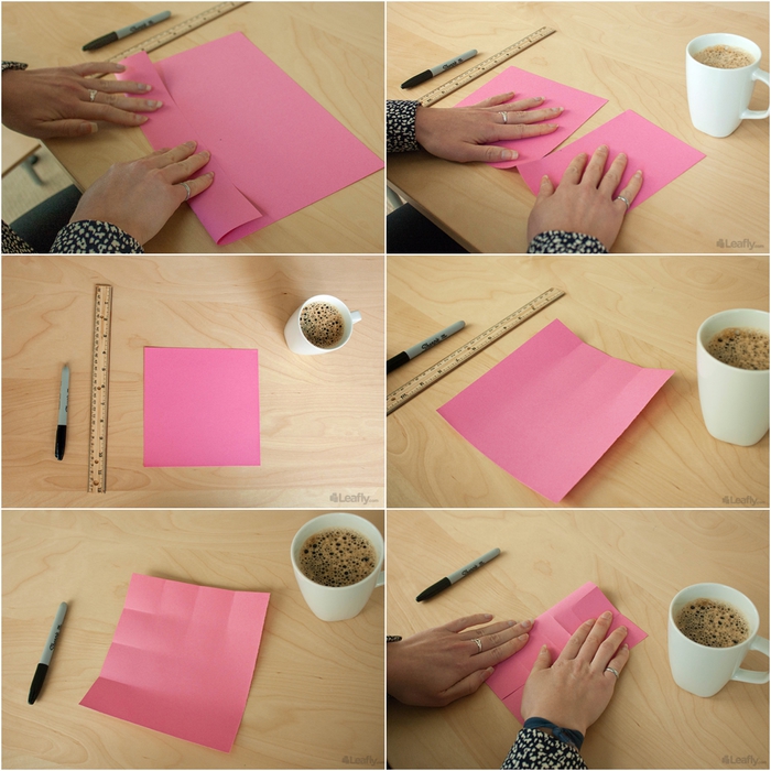 comment réaliser une boîte fleur en origami en forme de rose épanouie, idéale pour un cadeau de dernière minute