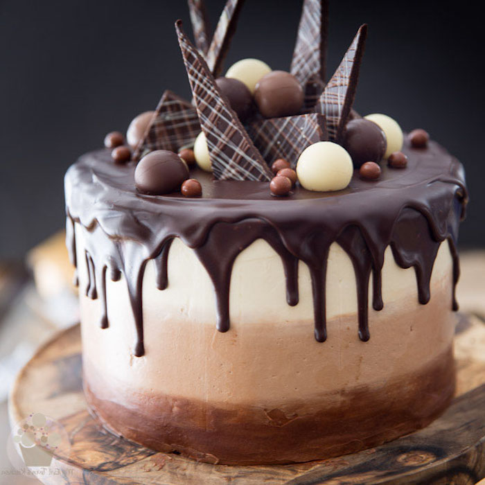 Gateau simple au chocolat gateau etage gâteau d'anniversaire au chocolat