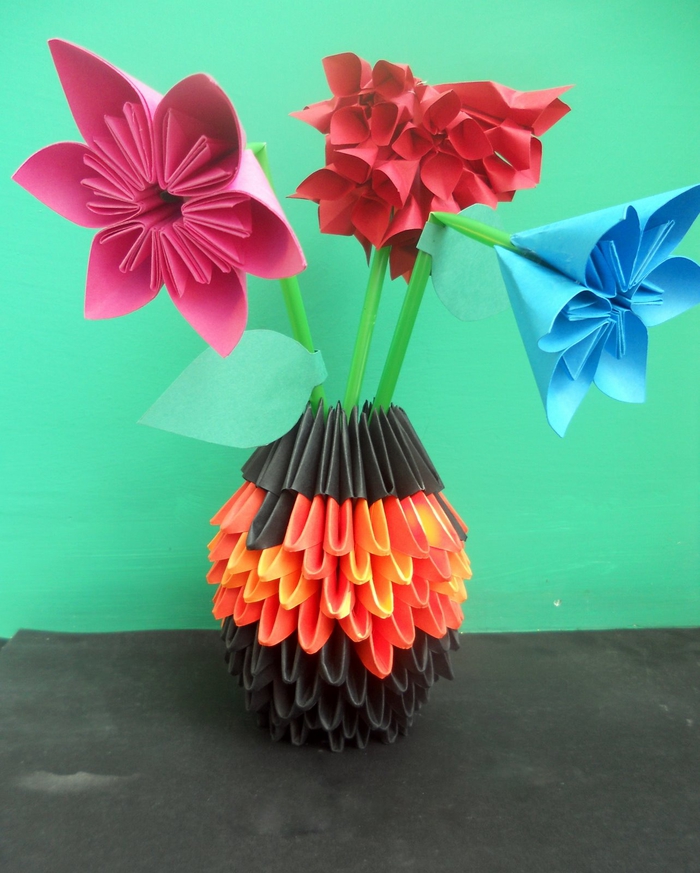 TUTO - Un petit bol (ou vase) à fond octogonal (origami) - FIFRACOL •  Origami, photos, plaisirs de l'esprit