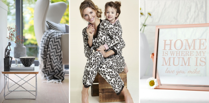 cadeau fête des mères à fabriquer ou acheter pour décorer l'intérieur avec objets confort et utiles, modèle de pyjamas à deux à design animal