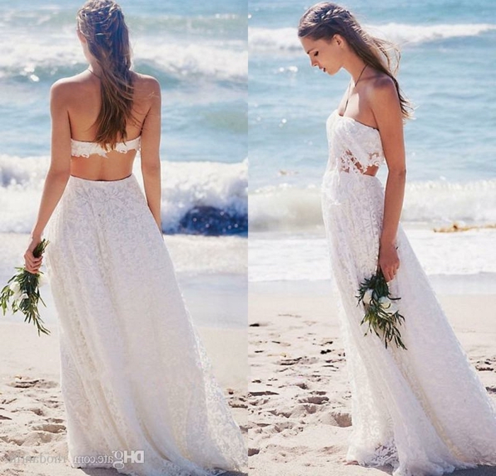 Tendance mariage 2018 beauté femme robe originale mariage photo mariage à la plage robe bohème