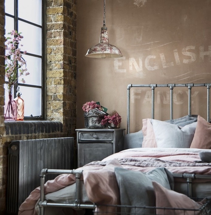 Chambre a coucher adulte complete tendances actuelles design moderne chambre feminine lit en fer