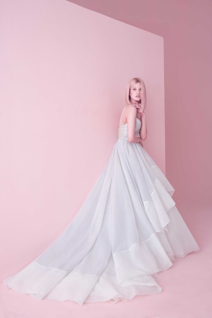 Robe de mariée 2018 pronuptia robe de mariée classe mariage photo robe magnifique longue jupe fleur