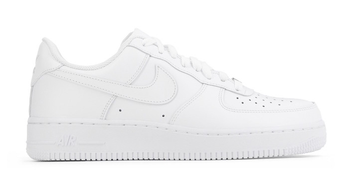 chaussures à la mode homme blanches style baskets rétro basses nike air force one 1 low