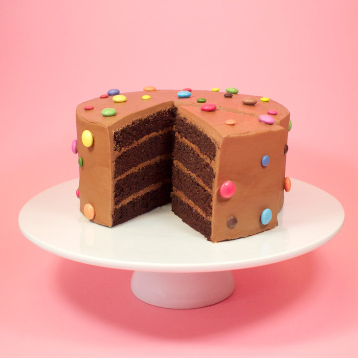 Cake creme au chocolat gateau d'anniversaire chocolat beau dessert simple déco