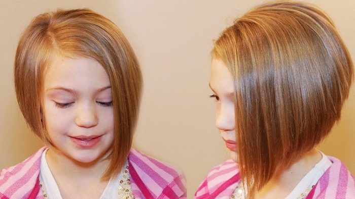 Coiffure facile et rapide coiffure petite fille cheveux court enfant fille mignonne carré coiffure simple