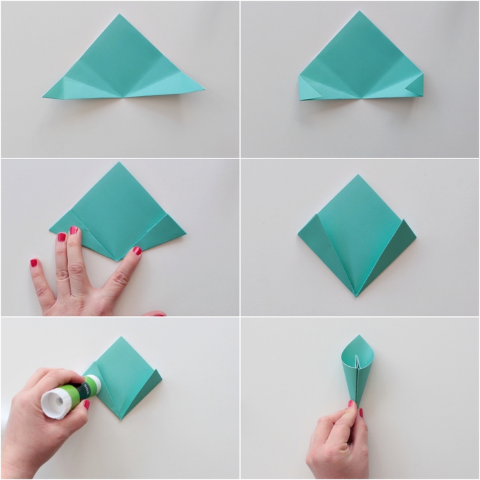 comment faire une fleur en papier en forme de pâquerette en suivant cette technique simple de pliage papier origami facile