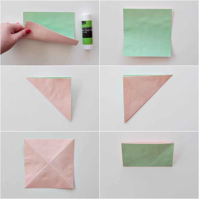 tuto origami facile avec toutes les explications détaillées illustrées pour réaliser un joli dahlia en origami en peu de temps