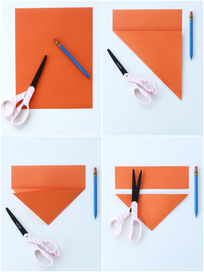 comment faire une cocotte en papier, les étapes du pliage facile d'une cocotte origami traditionnelle