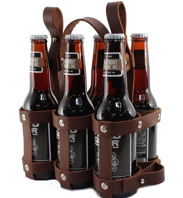 exemple d'objet original sur le thème de bière avec un set de bouteilles bières, idee cadeau fete des peres