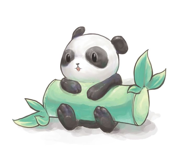 Dessin panda animé dessin animaux dessin de minion trop mignon grand yeux idée quoi dessiner