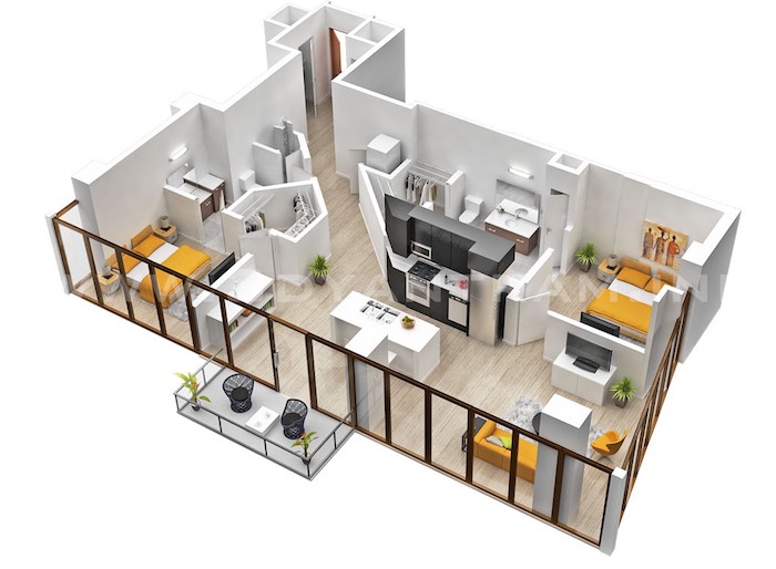 Idée déco studio idée déco appartement nordique deco suedoise style scandinave plan d étage