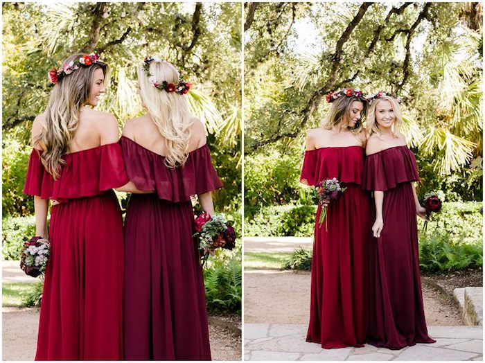 Magnifique idеe tenue habillée pour mariage savoir comment s’habiller rouge robe stylee