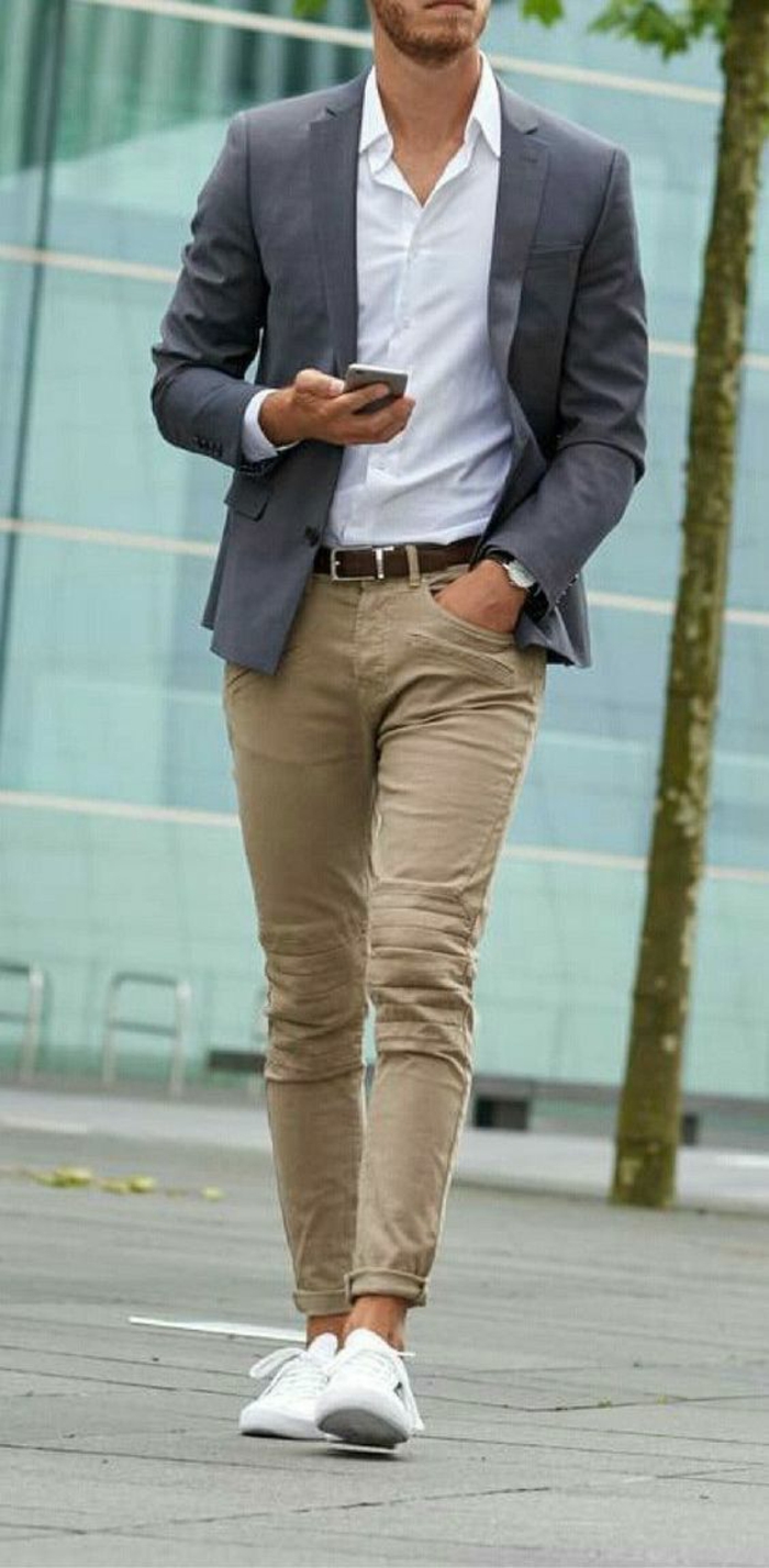 Sakko Blazer Homme Léger Et Fin - Veste Décontractée élégante Pour Le Bureau, Les Sorties Et Les Occasions Semi-formelles