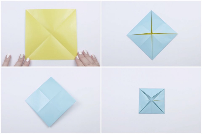 comment faire une cocotte en papier traditionnelle en suivant les étapes de pliage origami facile 