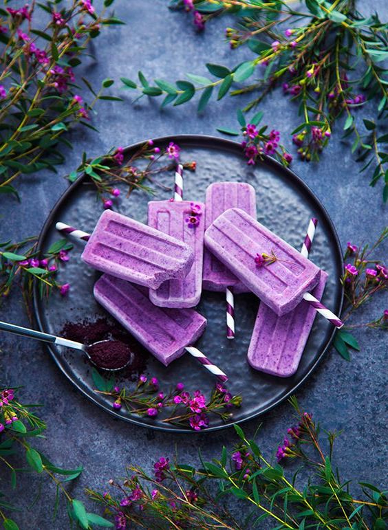 Recette glace sorbetiere recette glace fraise glace maison sans sorbetière bâtonnet violet fleurs de champ