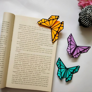 diy papillon papier colore dessi