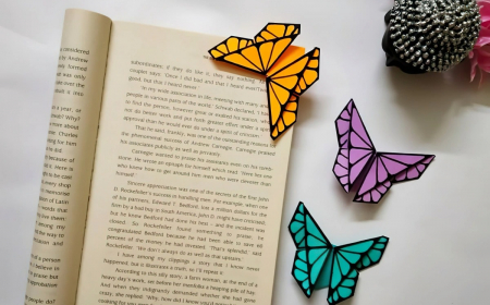 diy papillon papier colore dessi