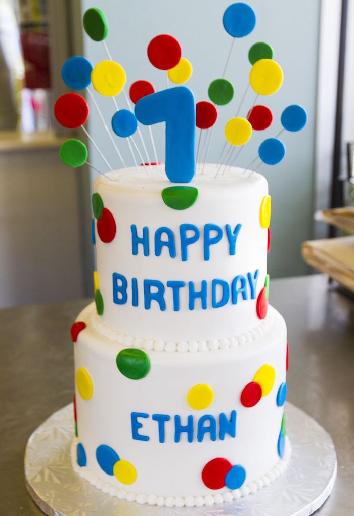 Quelle est la meilleure recette gateau anniversaire gateau enfant 1 an trop mignon gâteau en étages déco points colorés