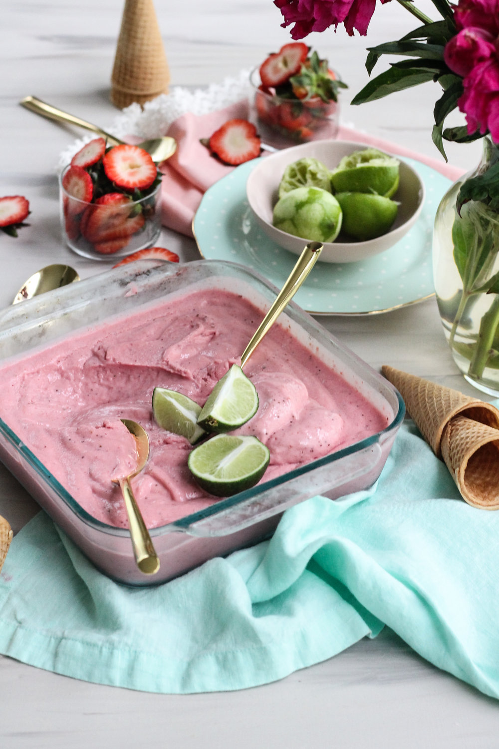 Recette glace sorbetiere comment le preparer maison glace sans sorbetiere glace aux fraises chouette